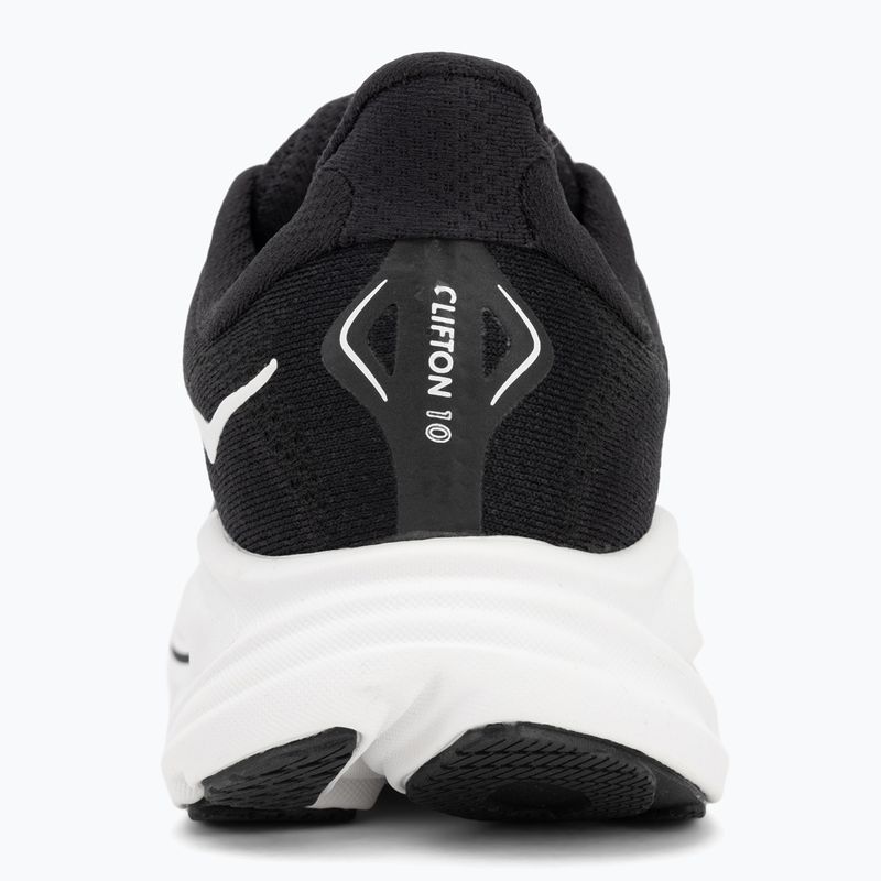 Női futócipő HOKA Clifton 10 Wide fekete/fehér 6