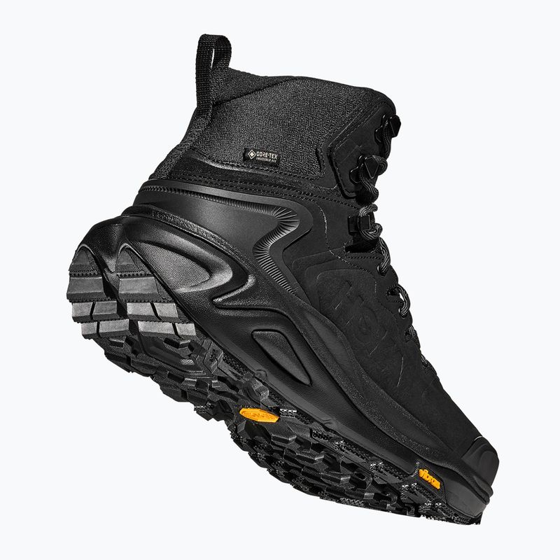 Női trekking cipő HOKA Kaha 3 GTX black/black 4