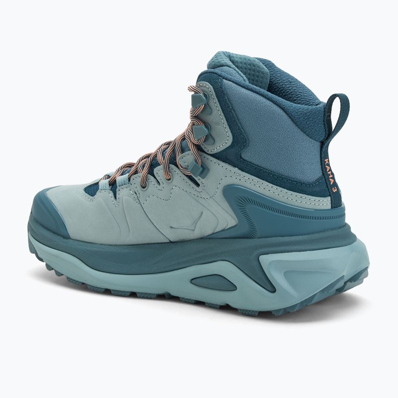 Női túrabakancs HOKA Kaha 3 GTX hegyi köd/zöldség 3