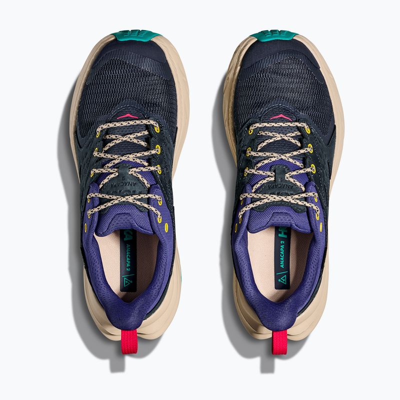 Női túrabakancs HOKA Anacapa 2 Low GTX varsity navy/mountain iris 14