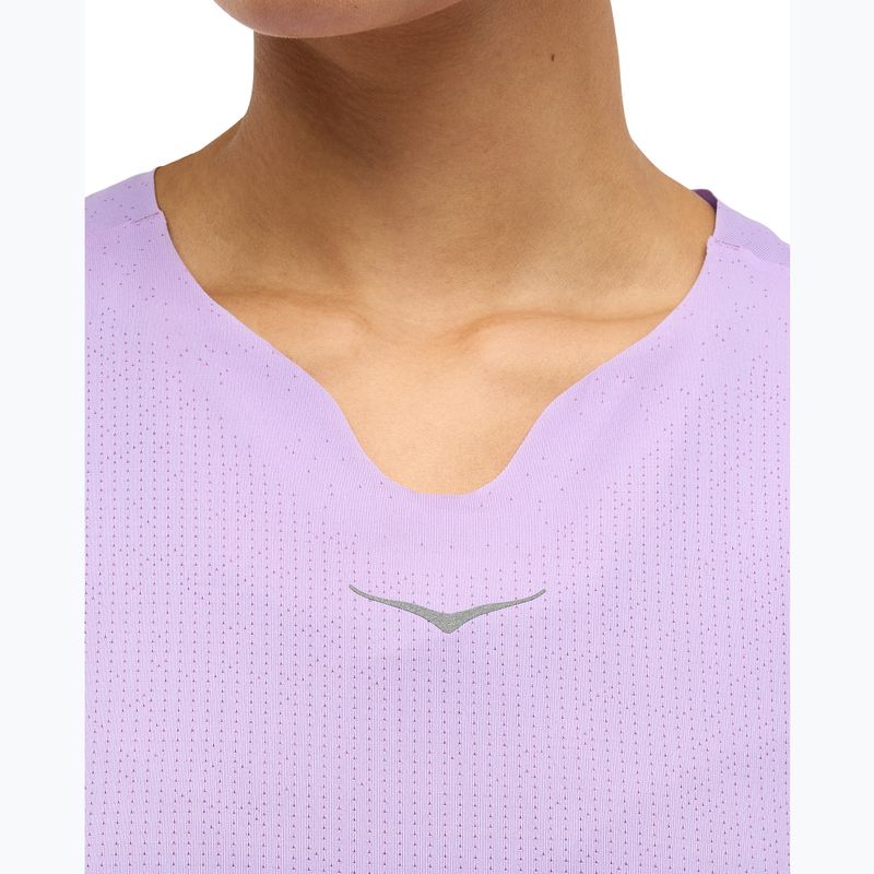 Női HOKA Race Day Singlet aszter virágos futópóló 7
