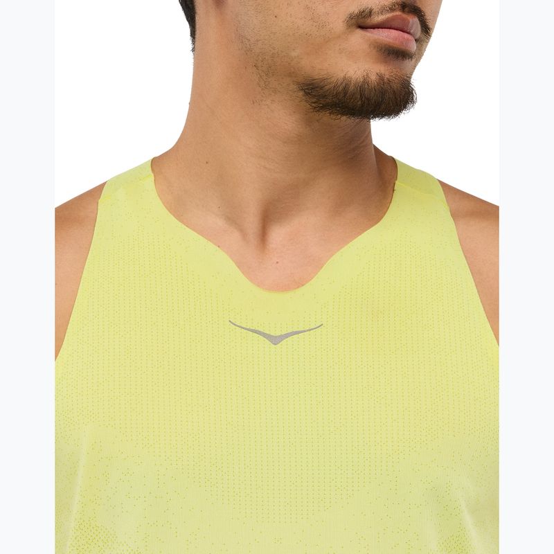 Férfi HOKA Race Singlet hoka citrus futópóló 5