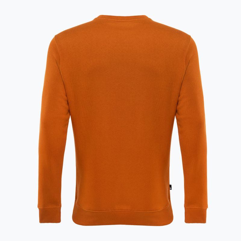 Férfi pulóver Timberland Linear Logo Crew Neck umber 2