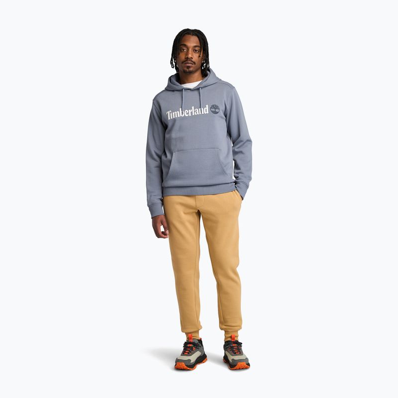 Férfi pulóver Timberland Linear Logo Hoodie folkstone gray 2