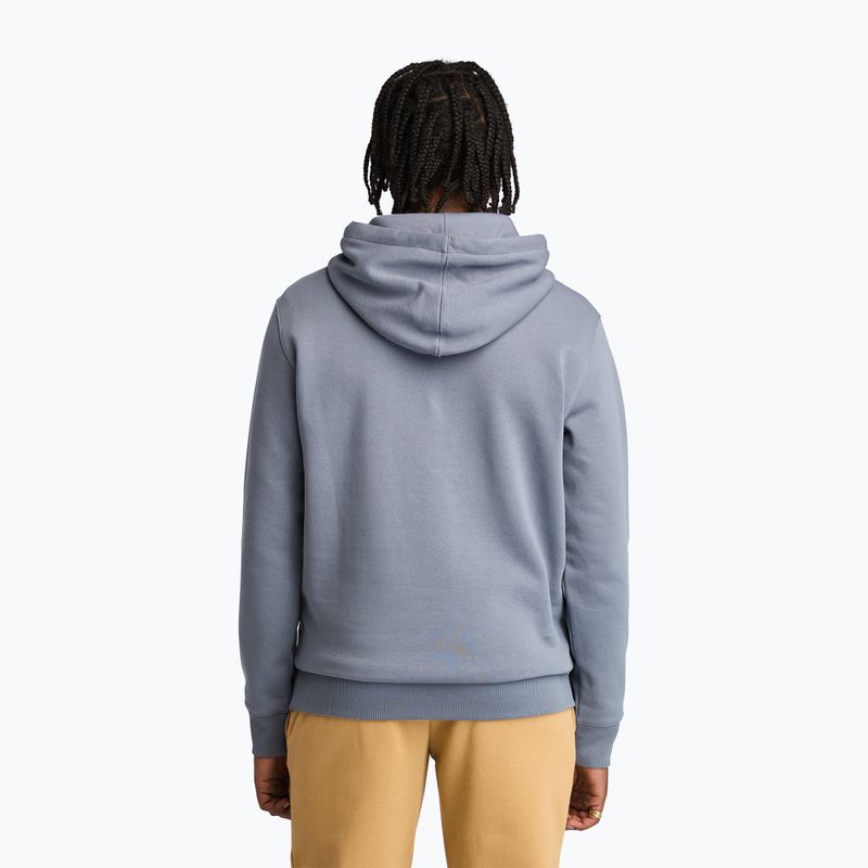 Férfi pulóver Timberland Linear Logo Hoodie folkstone gray 3