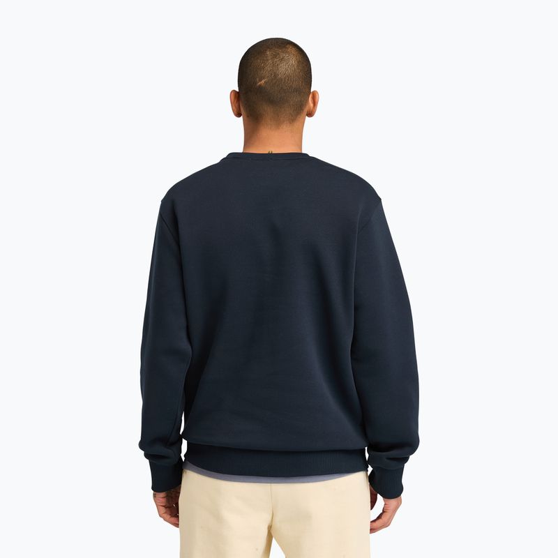 Férfi pulóver Timberland Embroidery Tonal Crew Neck dark sapphire 3