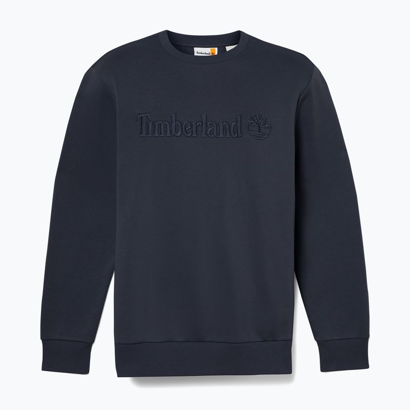 Férfi pulóver Timberland Embroidery Tonal Crew Neck dark sapphire 5