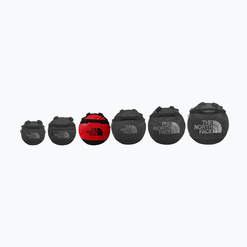 Utazótáska The North Face Base Camp Duffel M 71 l piros/fekete 5