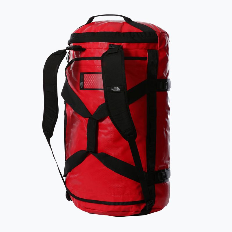 The North Face Base Camp Duffel L 95 l vörös/fekete/npf utazótáska 2