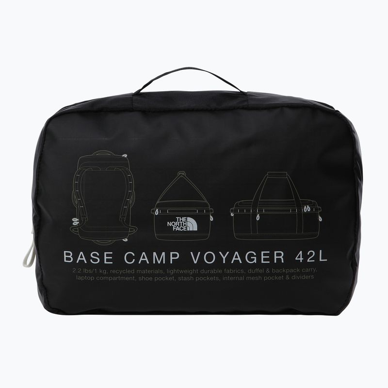 The North Face Base Camp Voyager Duffel 42 l fekete/fehér/npf utazótáska 5