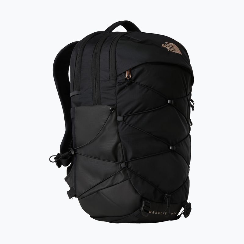 Női városi hátizsák The North Face Borealis Luxe 27 l fekete/égett korall fémes