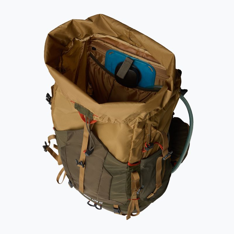 The North Face Trail Lite 64 l S-M barna/új taupezöld túrahátizsák túra hátizsák 5