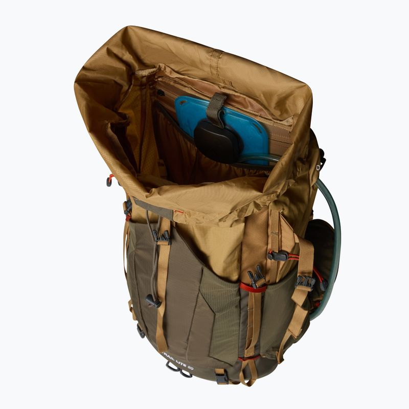 The North Face Trail Lite 53 l túra hátizsák barna/új taupezöld túrázó hátizsák 5