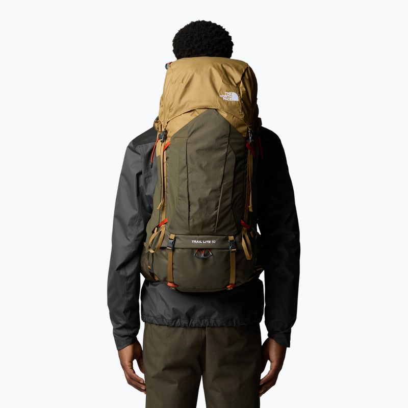 The North Face Trail Lite 54 l túrahátizsák barna/új taupezöld túra hátizsák 7