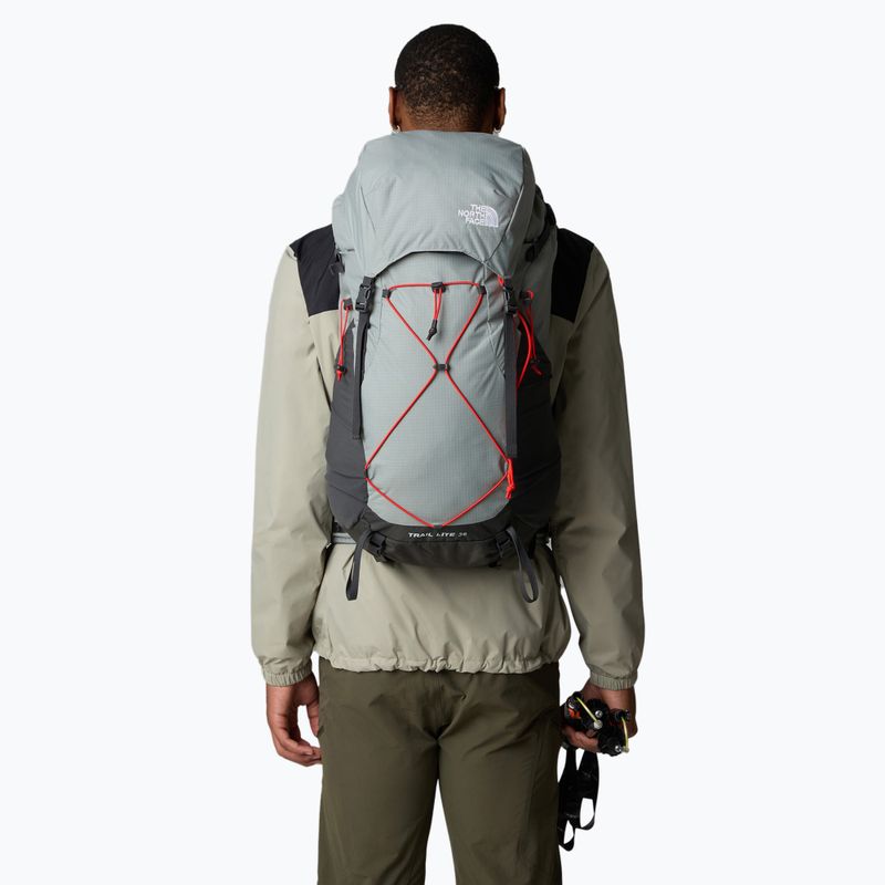 The North Face Trail Lite 36 l férfi trekking hátizsák emlékmű szürke/aszfalt szürke 6