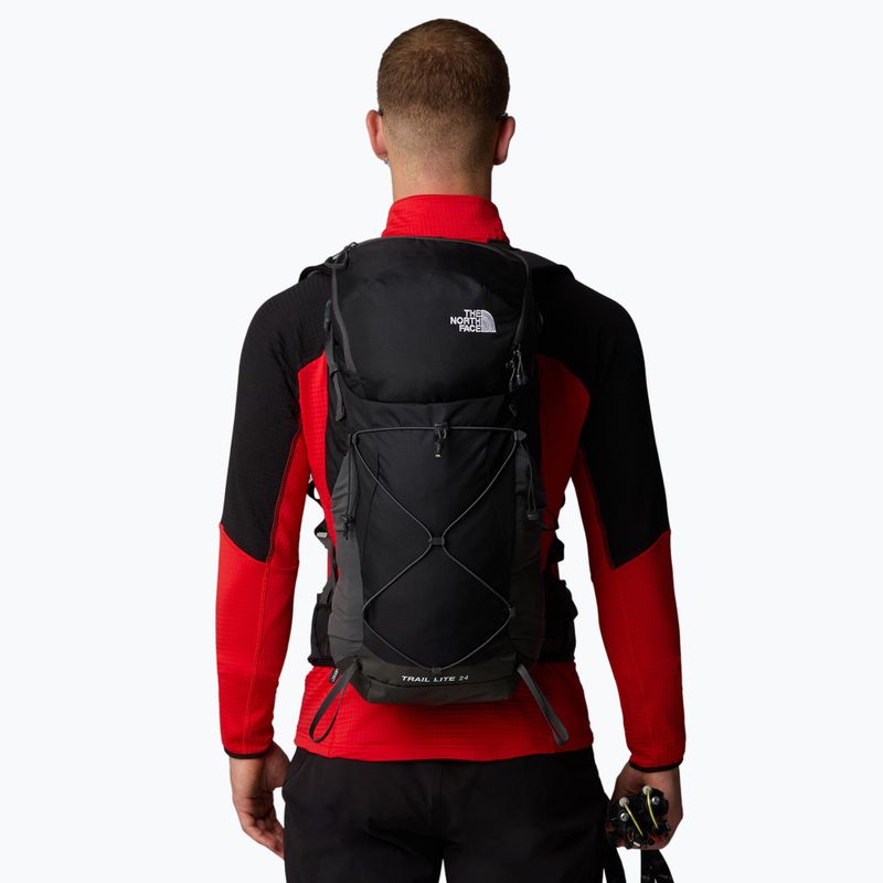 Férfi trekking hátizsák The North Face Trail Lite 24 l fekete/aszfalt szürke 6