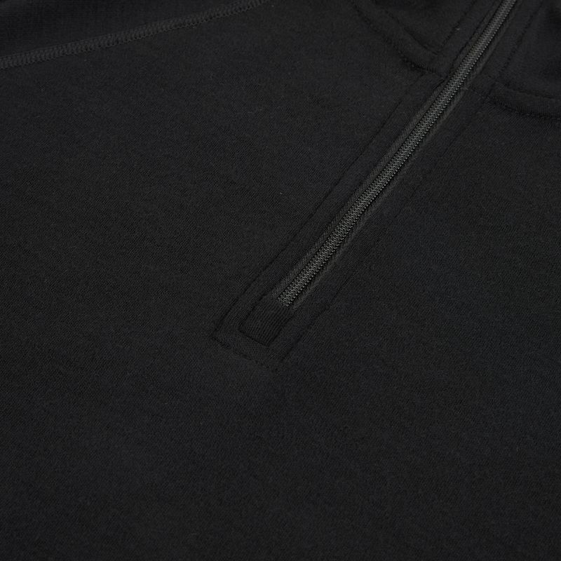 Női termikus pulóver Smartwool Classic Thermal Merino Base Layer 1/4 cipzáros dobozos fekete 3