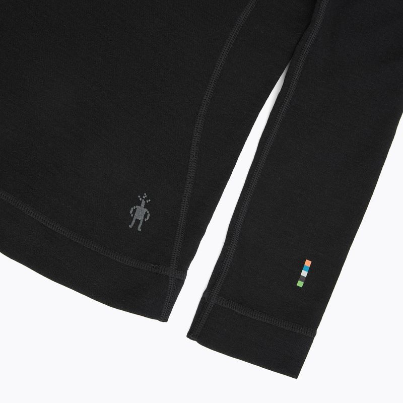 Női termikus pulóver Smartwool Classic Thermal Merino Base Layer 1/4 cipzáros dobozos fekete 4