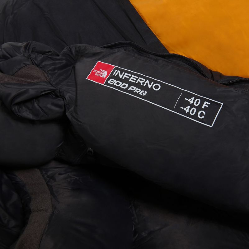 Hálózsák The North Face Inferno -40F/-40C 193/right brushfire orange/tnf black 4