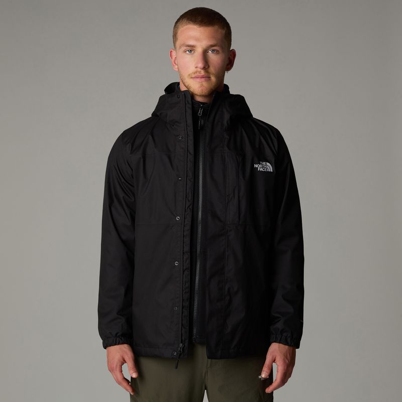 Férfi 3 az 1-ben kabát The North Face Quest Triclimate fekete 4