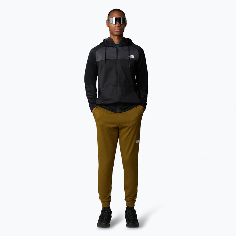 Férfi The North Face Reaxion Fleece pulóver fekete/ aszfalt szürke 2