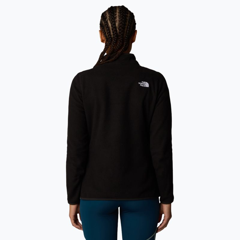 Női pulóver The North Face 100 Glacier 1/4 Zip fekete/npf 3