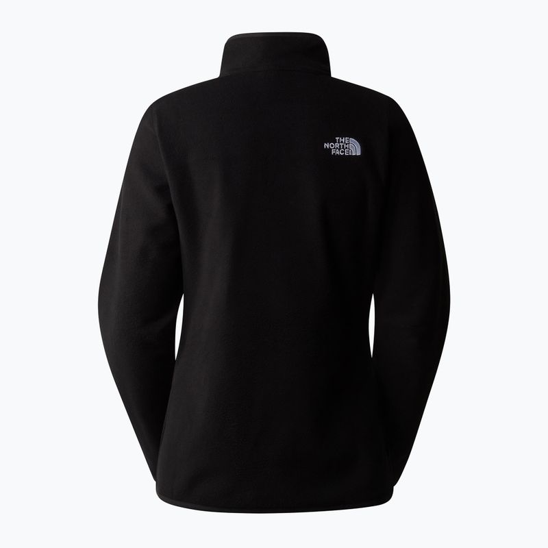 Női pulóver The North Face 100 Glacier 1/4 Zip fekete/npf 5