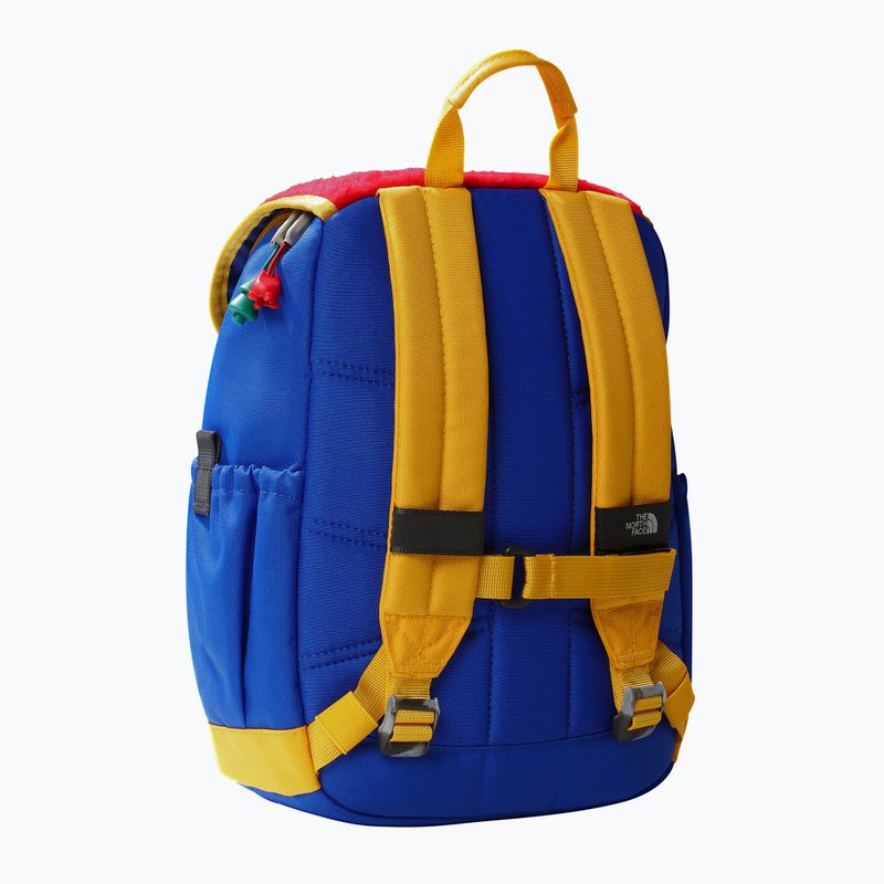 The North Face Mini Explorer 10 l piros/mélyfű zöld városi gyerek hátizsák 2