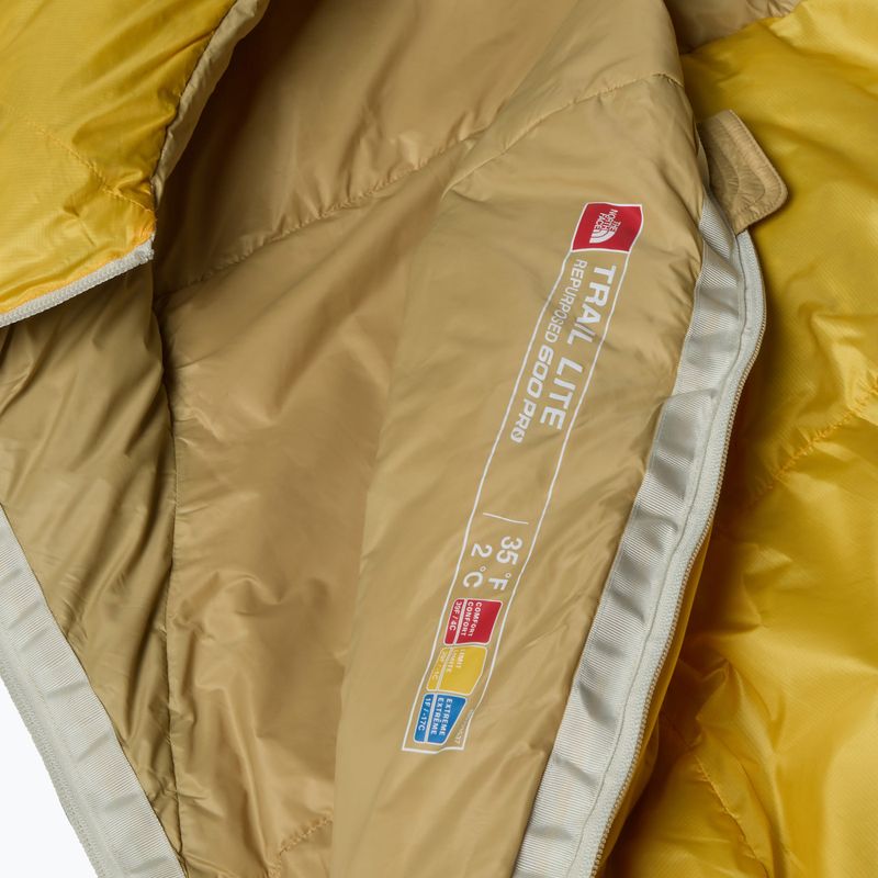 The North Face Trail Lite Down 35 183 cm/jobb tnf sárga/ khaki kő hálózsák 5