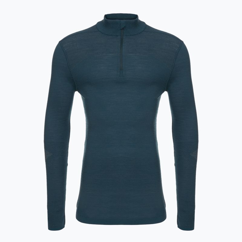 Férfi thermo pulóver Smartwool Intraknit Thermal Merino Base Layer 1/4 Zip twilight blue 3