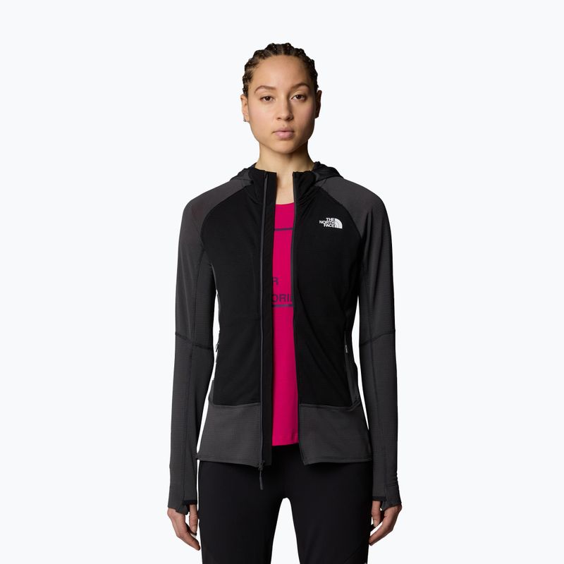 Női The North Face Bolt Polartec kapucnis pulóver aszfalt szürke/fekete 4