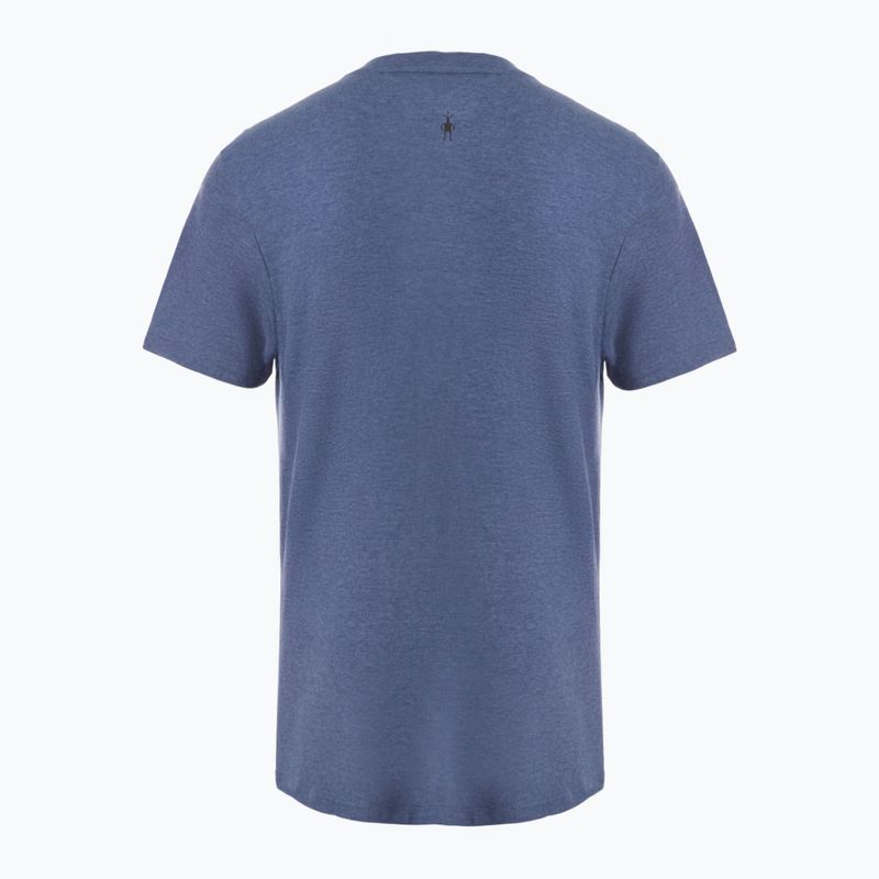 Smartwool Mountain Horizon Graphic Tee nightfall kék trekking póló 2