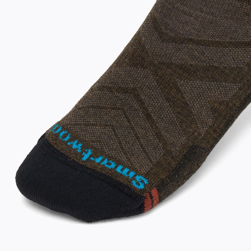 Smartwool Hike Light Cushion Mountain Moose Crew zokni katonai olíva 3