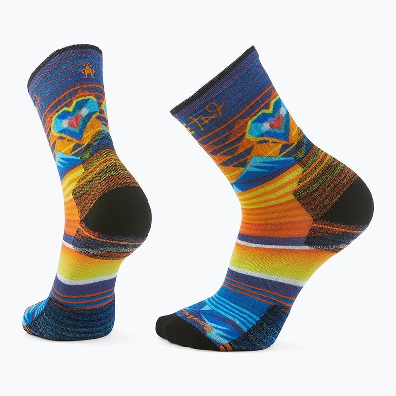 Smartwool Hike Targeted Cushion Open Hearts Print Crew több színű zokni