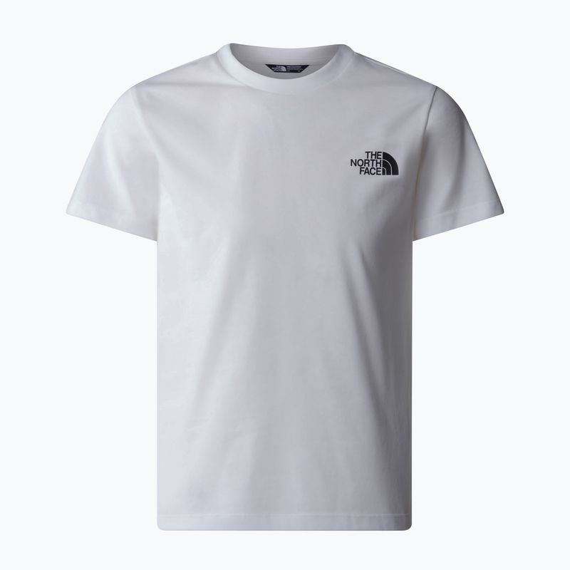 The North Face Teen Simple Dome Tee fehér gyermek póló 4