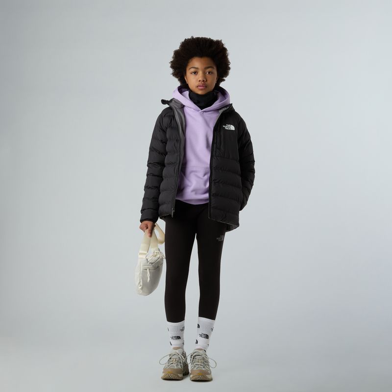 Gyerek The North Face Perrito Reversible kapucnis pehelydzseki fekete/füstös gyöngy 2