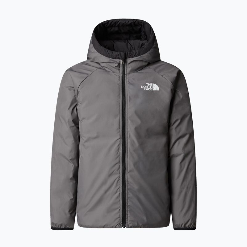 Gyerek The North Face Perrito Reversible kapucnis pehelydzseki fekete/füstös gyöngy 8