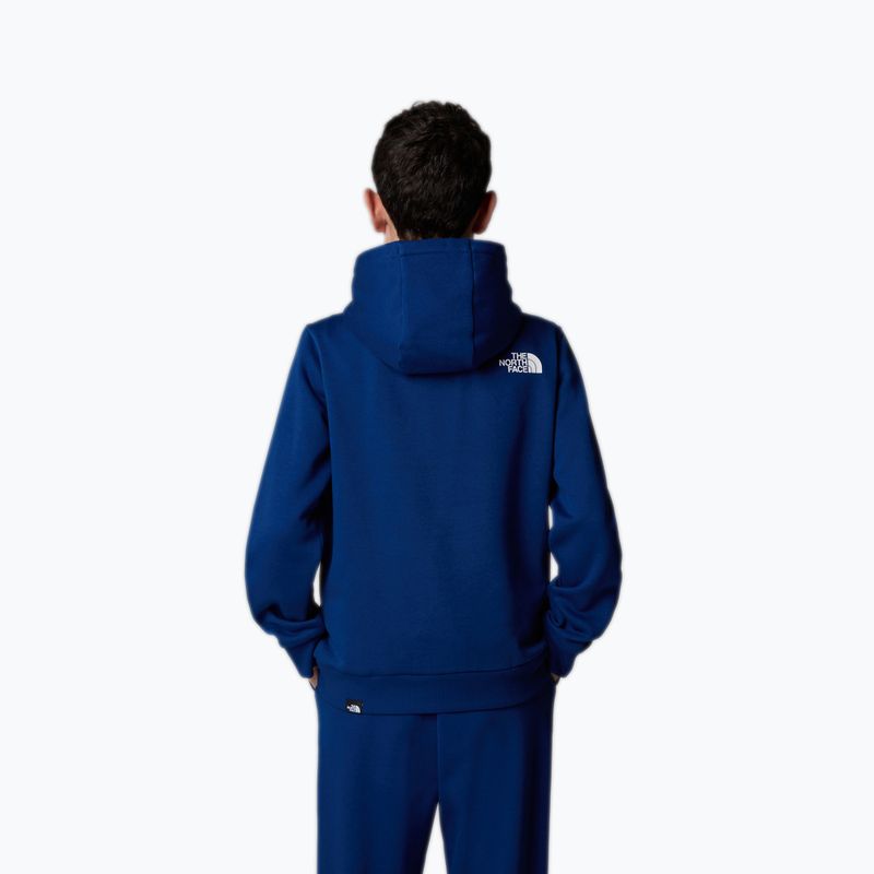 Gyermek pulóver The North Face Teen Simple Dome Hoodie kombi kék 3