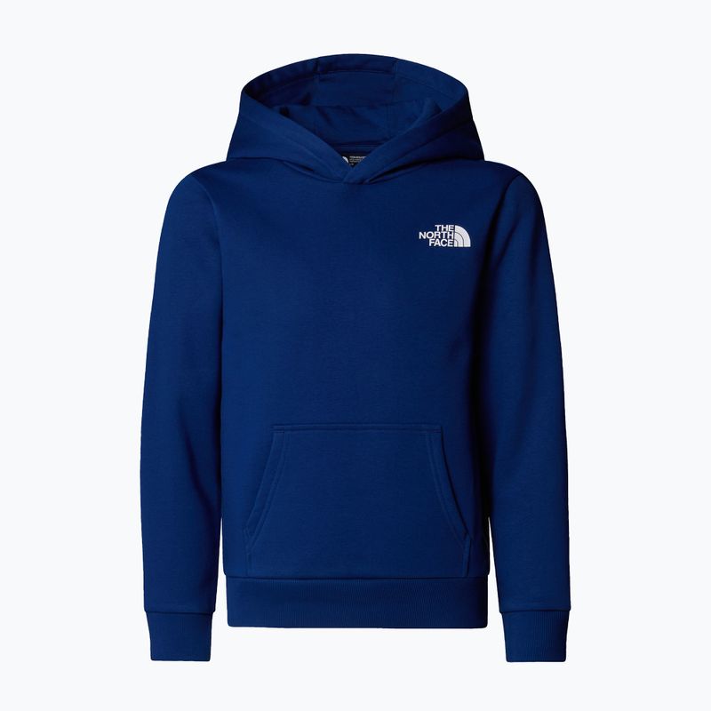 Gyermek pulóver The North Face Teen Simple Dome Hoodie kombi kék 4