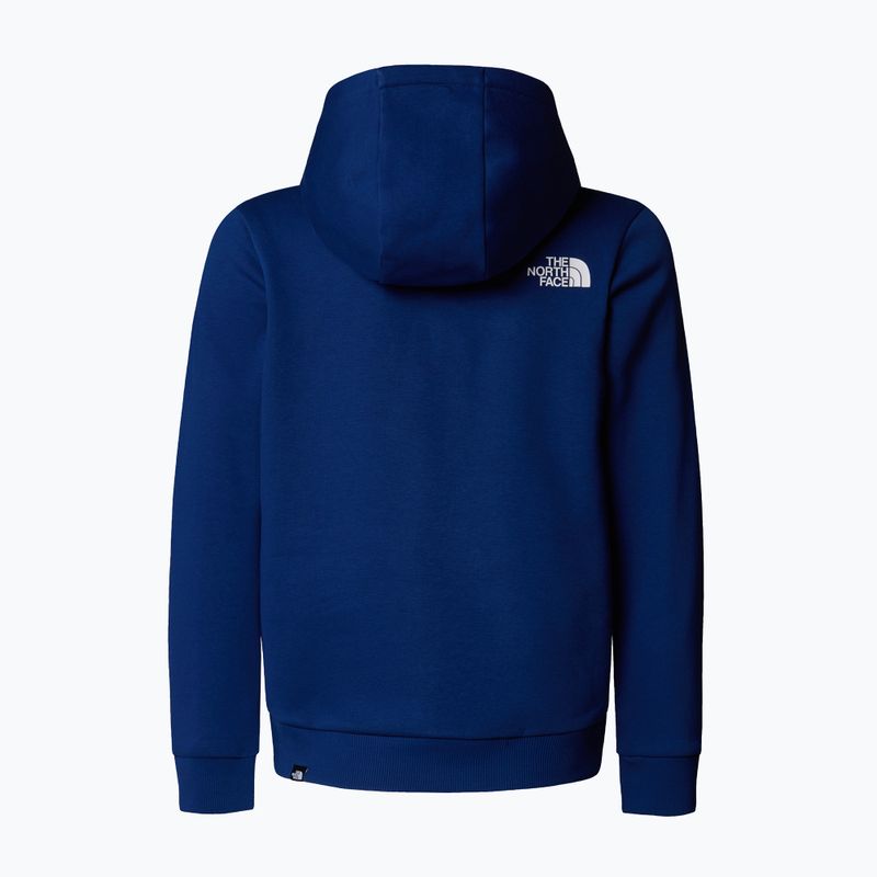 Gyermek pulóver The North Face Teen Simple Dome Hoodie kombi kék 5