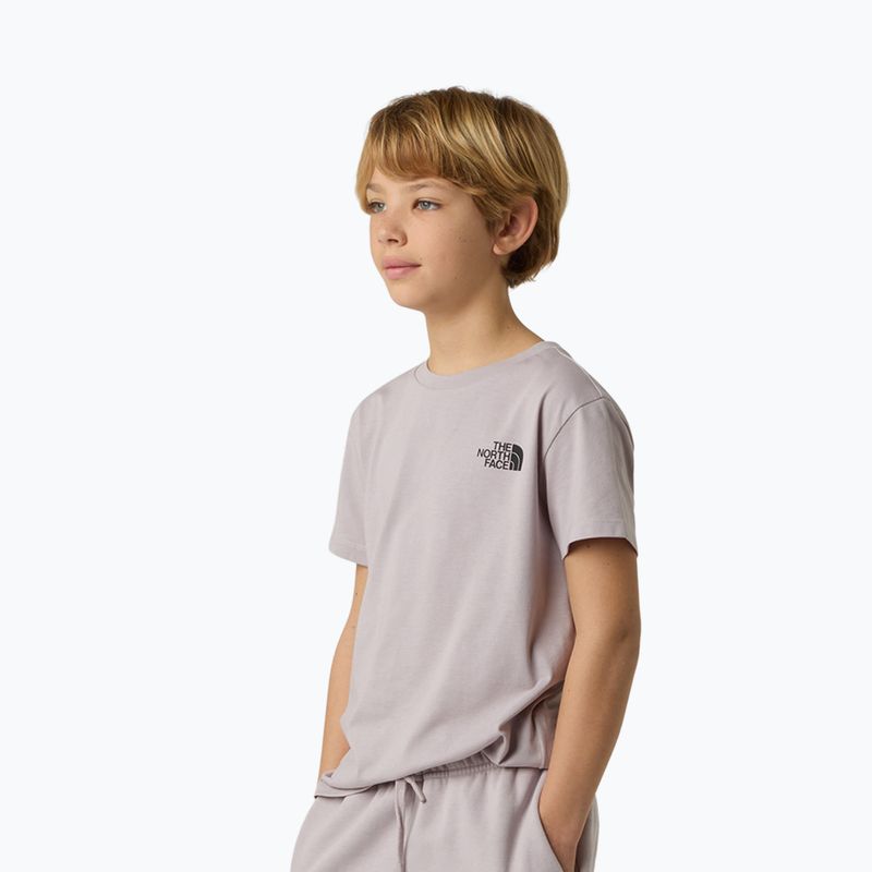 The North Face Teen Simple Dome Tee holdkő szürke gyermek póló