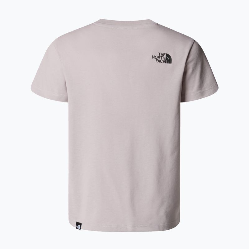 The North Face Teen Simple Dome Tee holdkő szürke gyermek póló 2