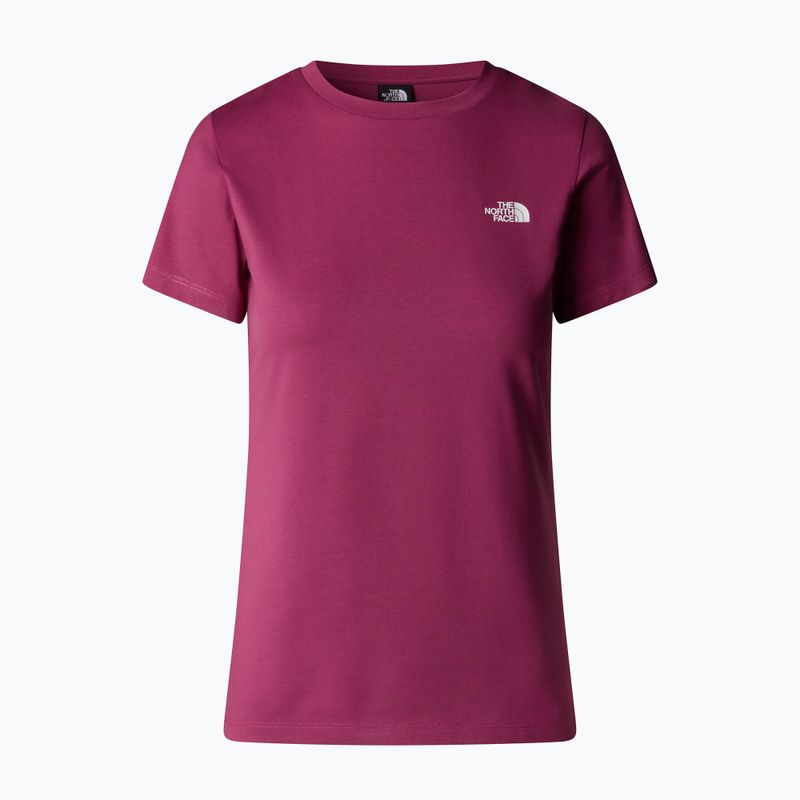 Női póló The North Face Simple Dome Slim Tee cyber bogyós bogyó 4