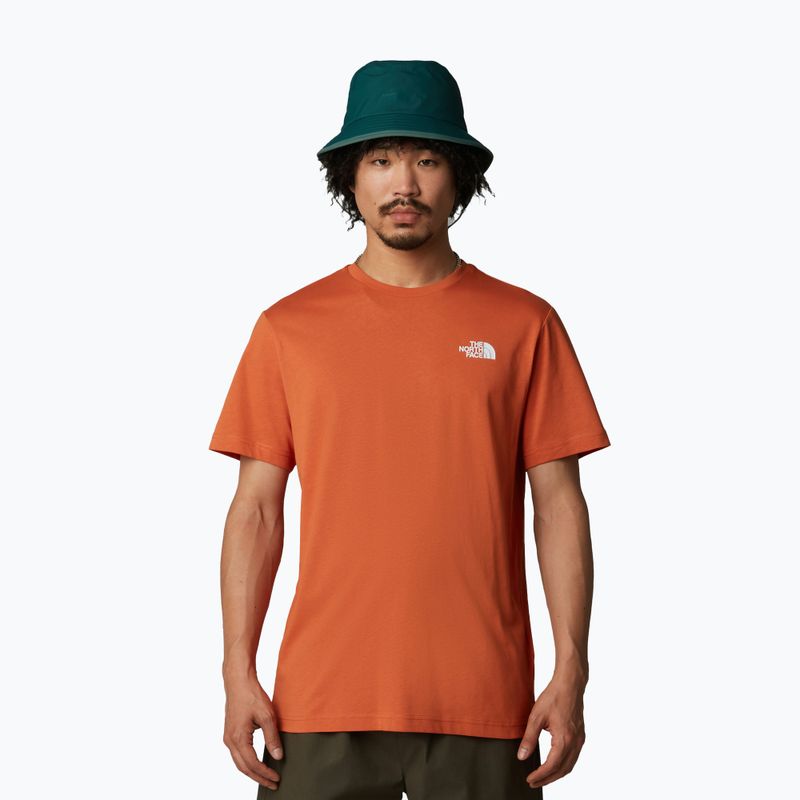 Férfi póló The North Face Box Nse iron bronz/tnf fekete