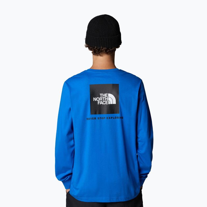 Férfi hosszú ujjú The North Face Box Nse Tee heroblue/tnfblk 3
