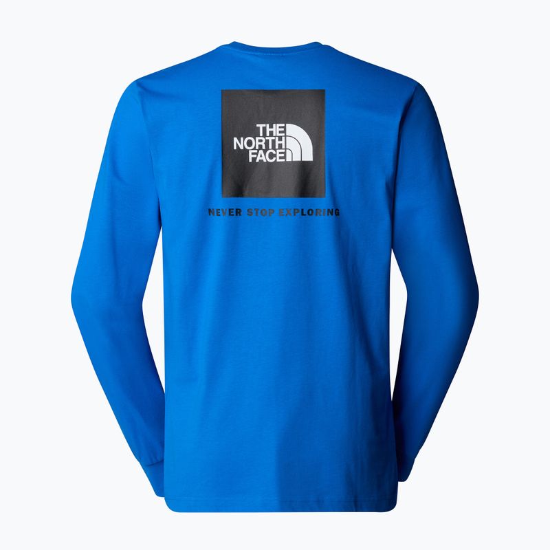 Férfi hosszú ujjú The North Face Box Nse Tee heroblue/tnfblk 5