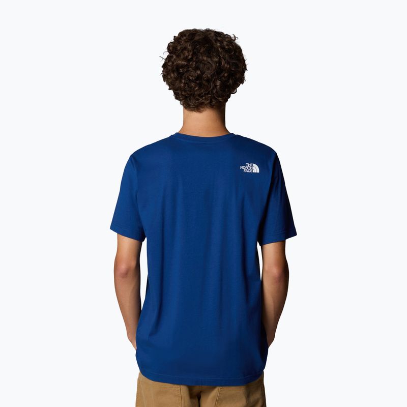 Férfi The North Face Mountain Line Tee estate kék póló 3
