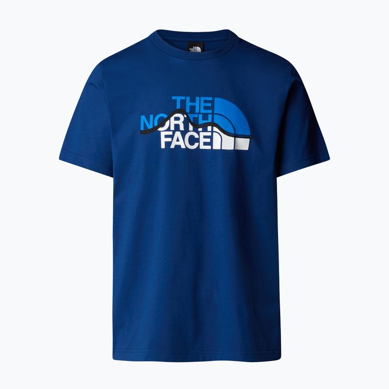 Férfi The North Face Mountain Line Tee estate kék póló 4