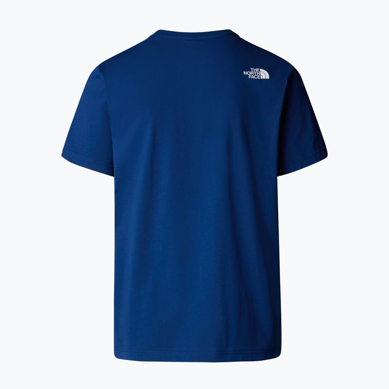 Férfi The North Face Mountain Line Tee estate kék póló 5