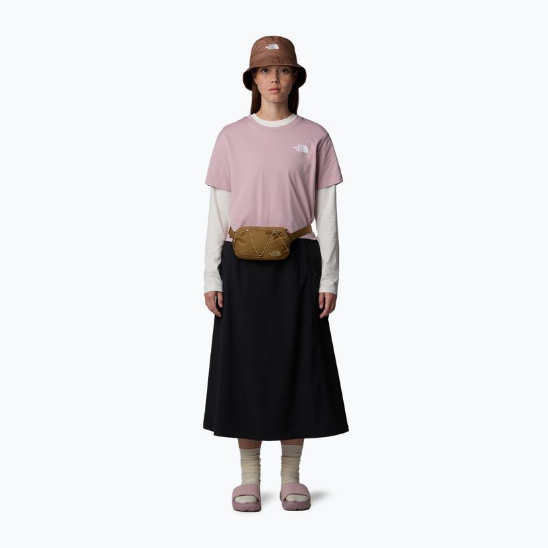 Női póló The North Face Simple Dome Cropped Slim Tee fém rózsaszín 2